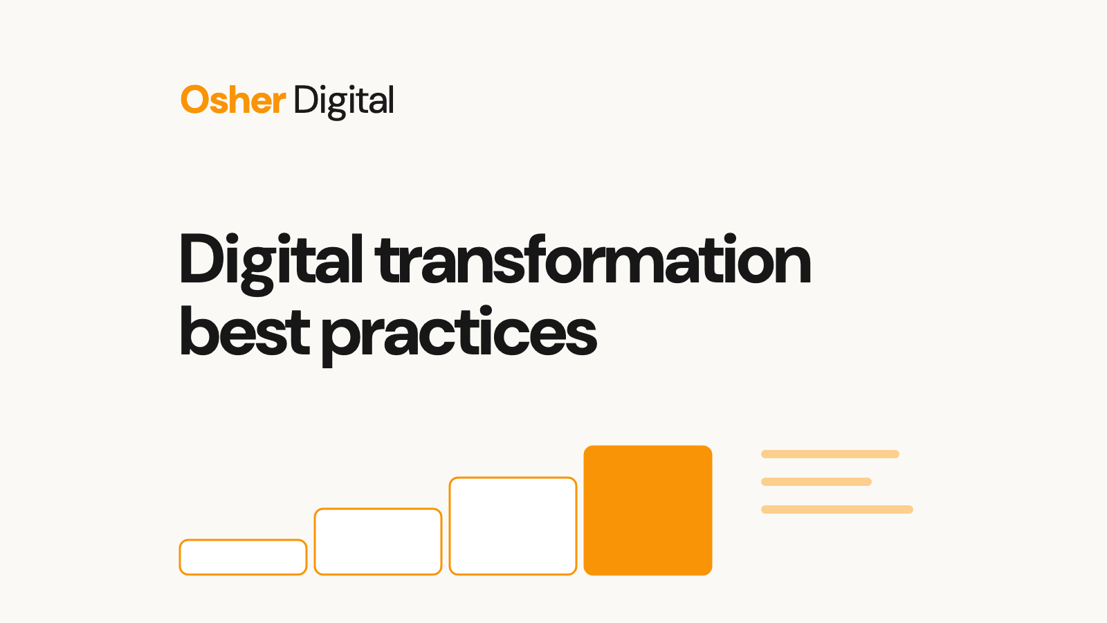 Digital transformation best practices