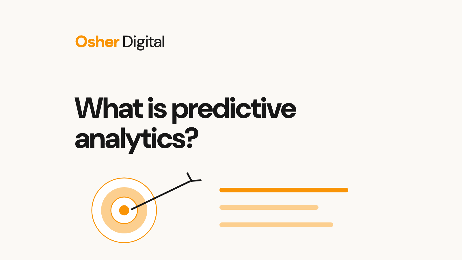 What is predictive analytics?