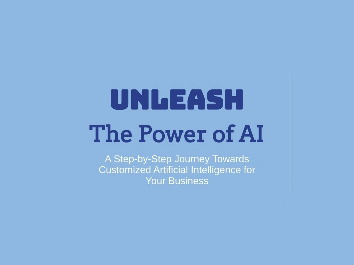eBook: A Step-by-Step Journey Towards Custom AI for Your Business
