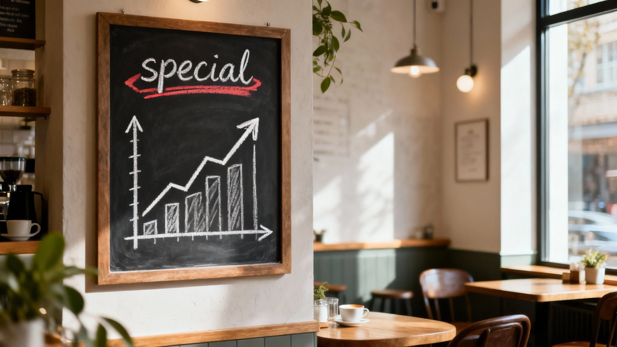 A group of people collaborating in a modern office, looking at data visualisations on a screen.