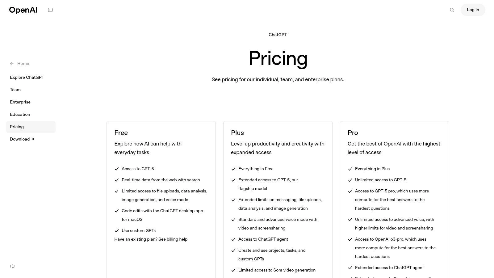 OpenAI — ChatGPT (Team and Enterprise)