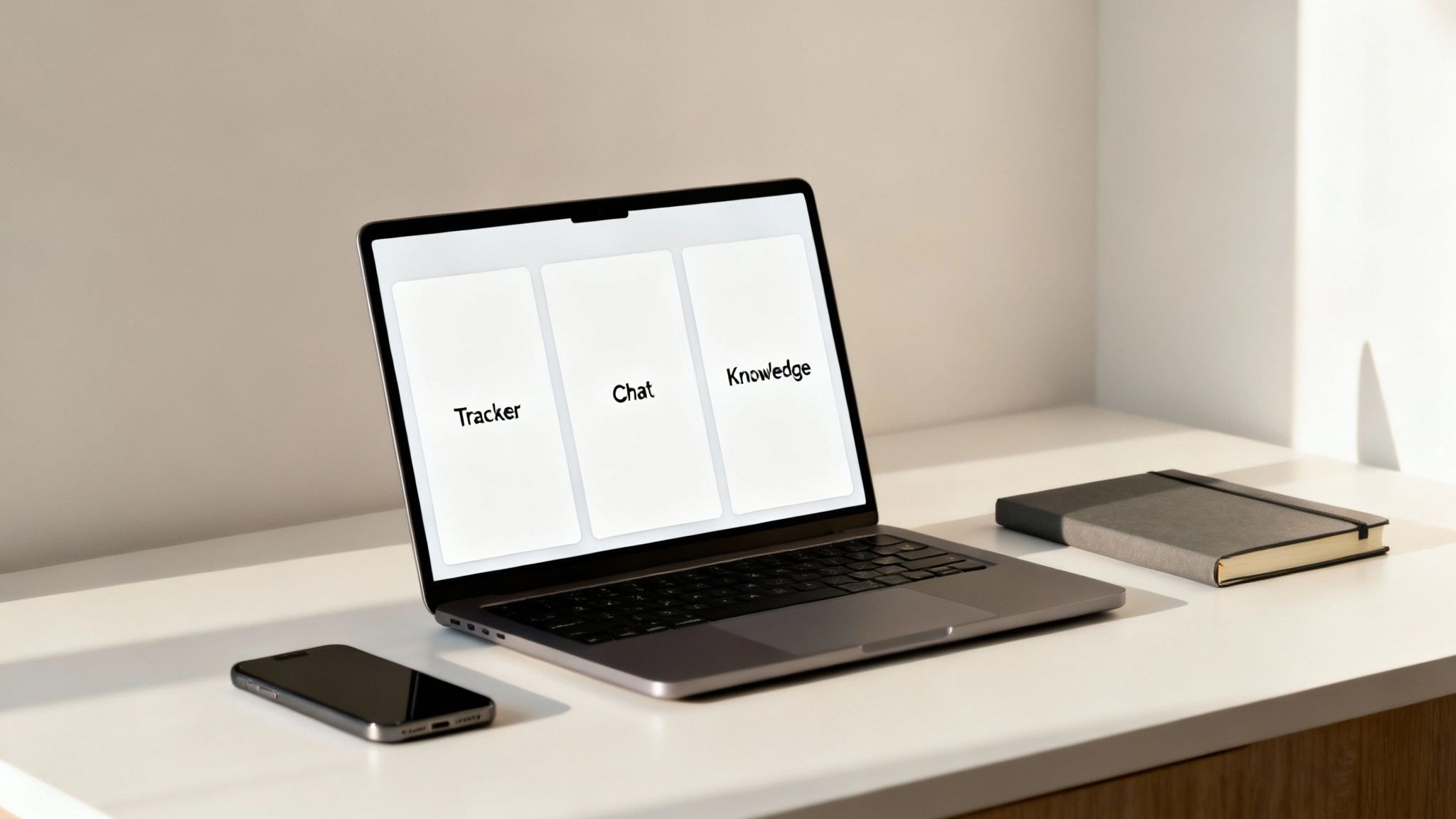 A group of team members looking at a computer screen, representing the selection of collaboration tools.