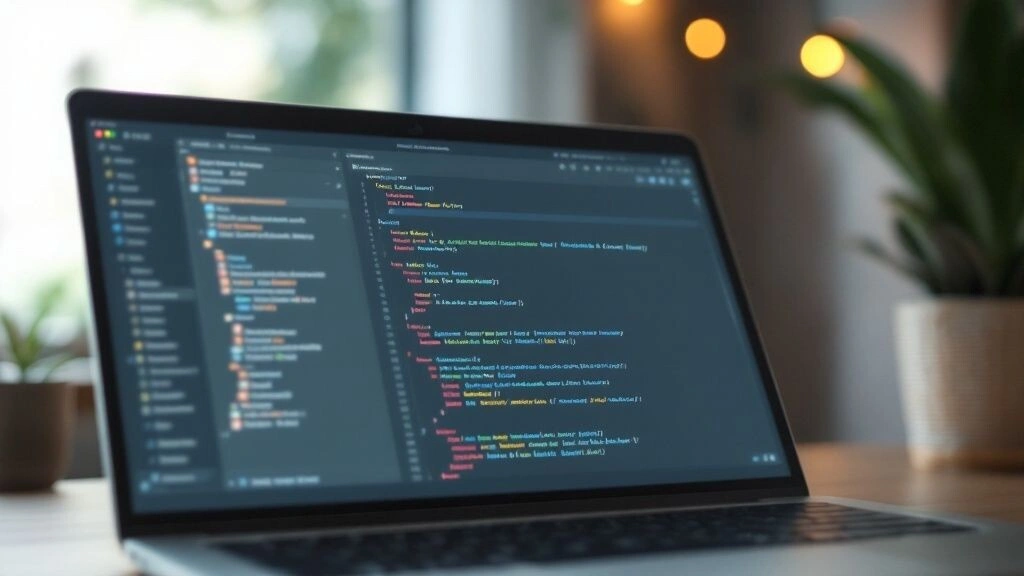 A close-up of a developer's hands typing on a glowing keyboard, symbolising the new features of OpenAI ChatKit.