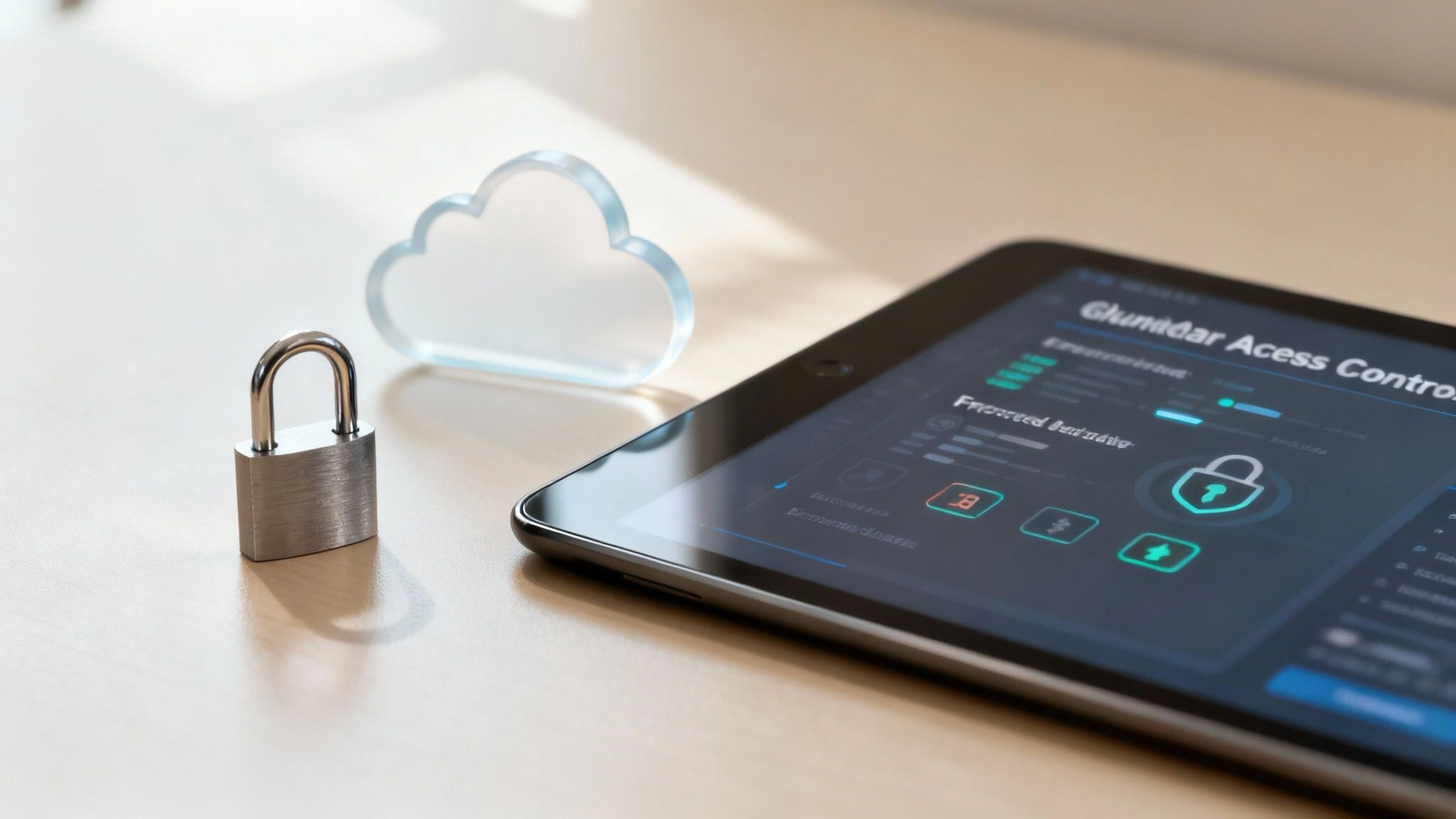 A visual representation of data security, like a shield or a secure lock, with digital circuit patterns in the background.