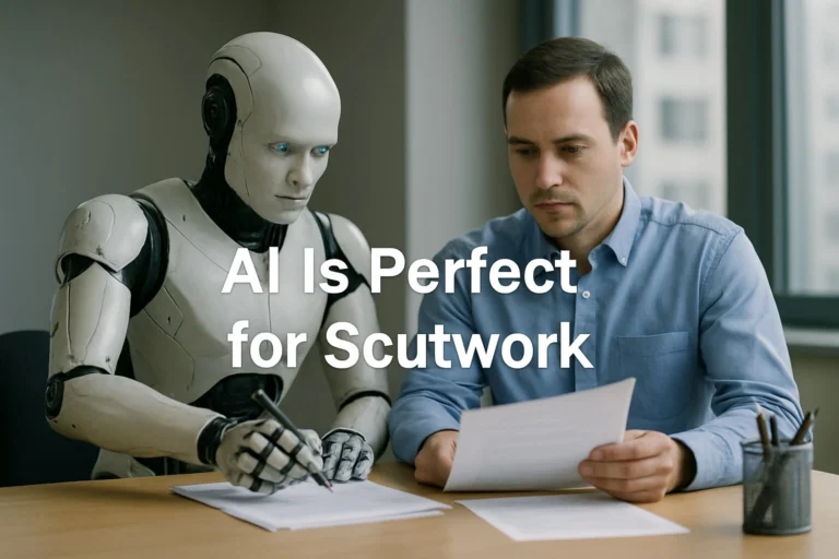 AI Is Good at Scutwork