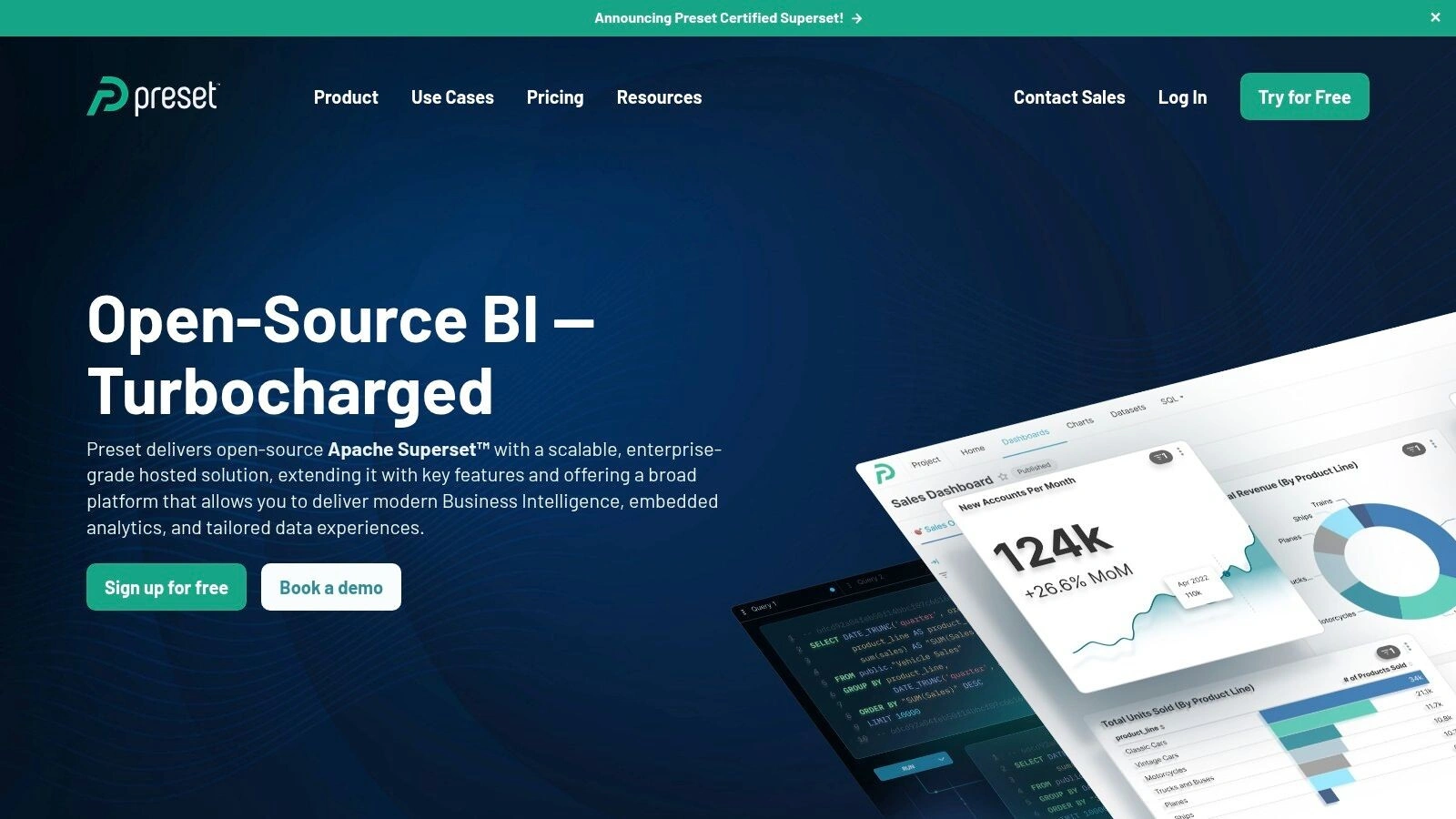 Preset (Managed Apache Superset)
