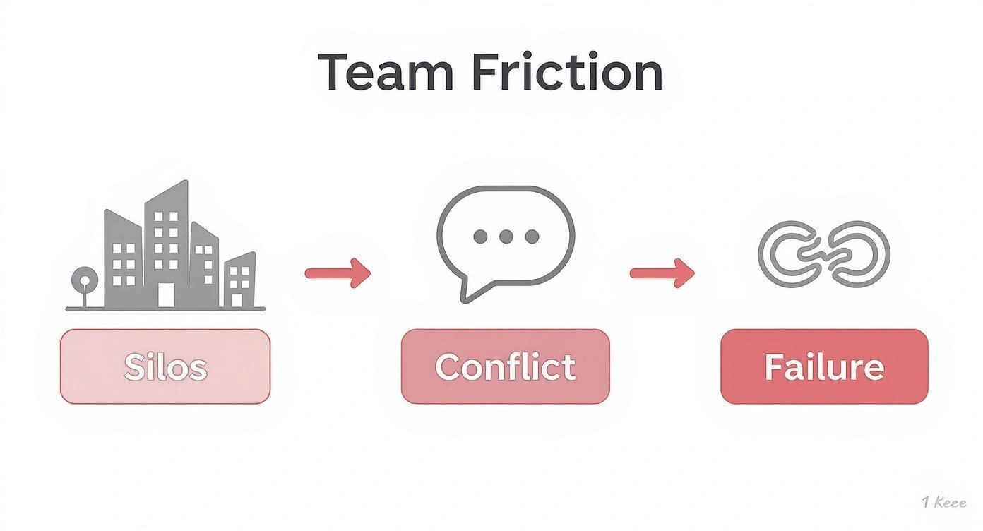 Infographic about cross functional team collaboration