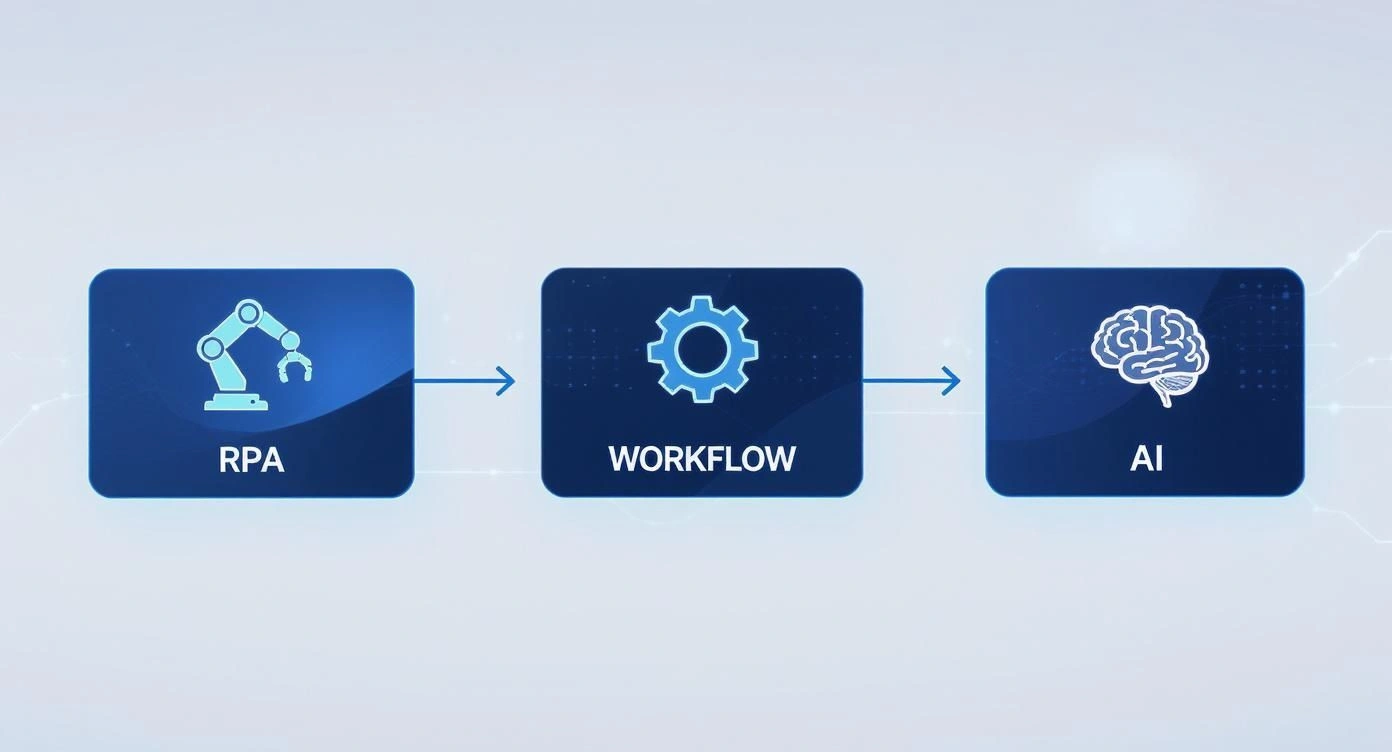 Infographic about what is business process automation