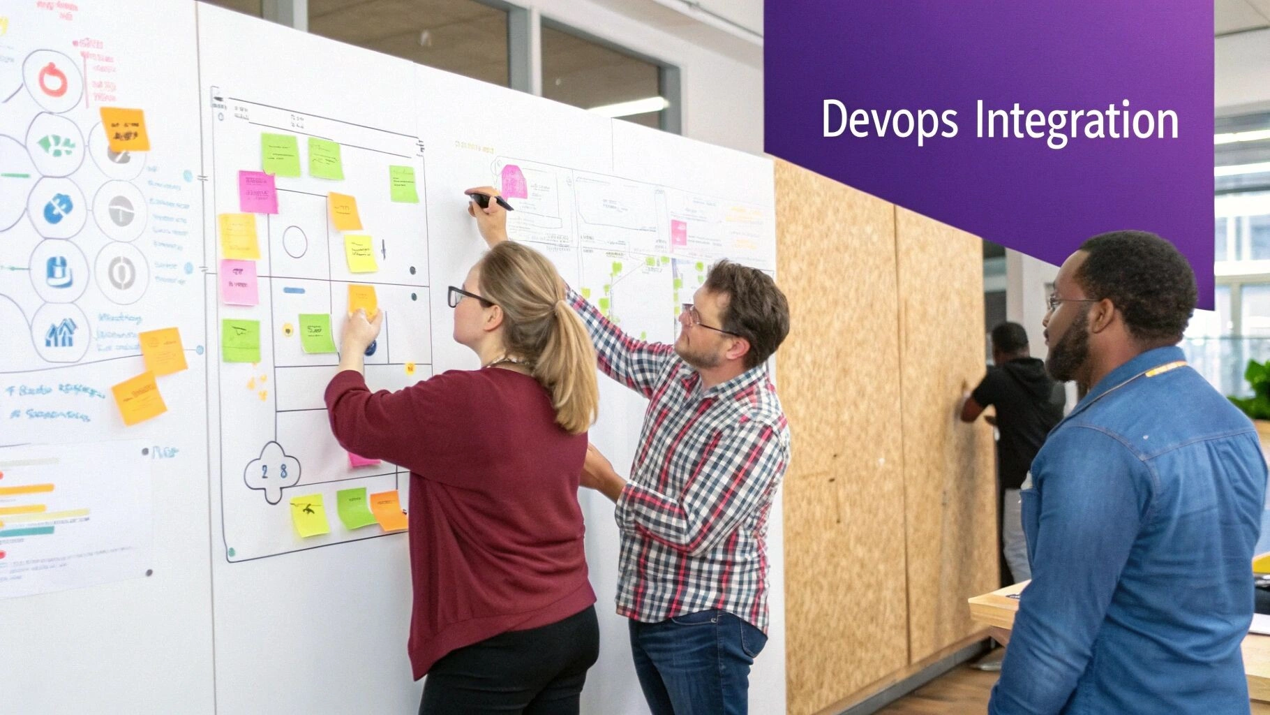 Obstacles on a road representing transformation roadblocks