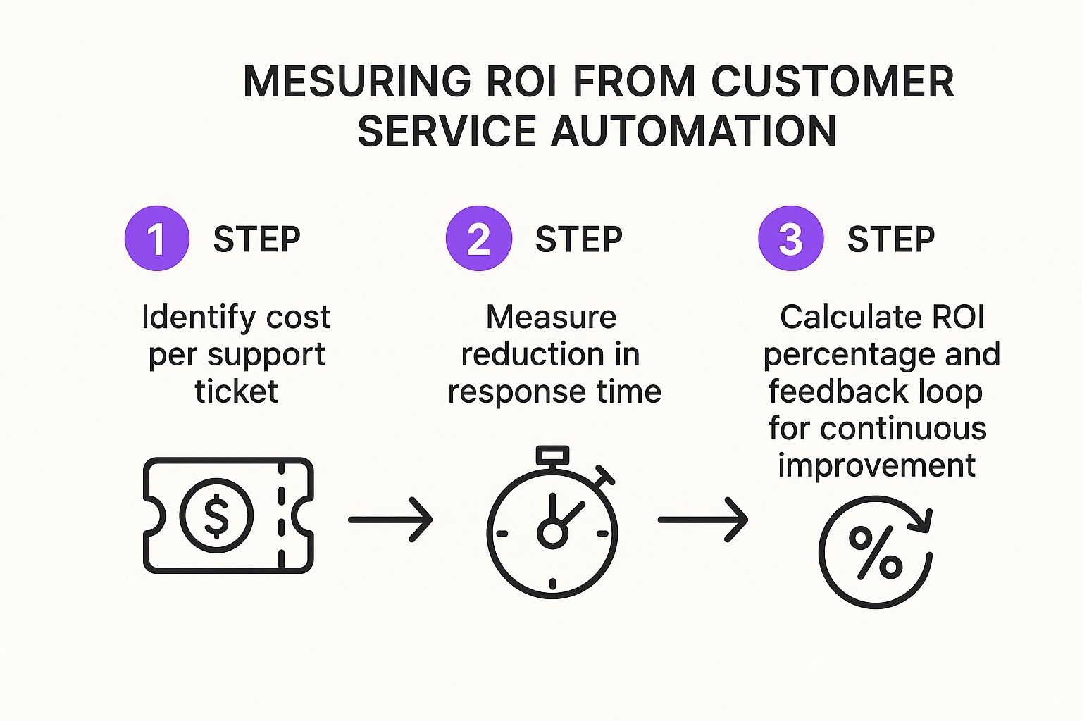 Infographic about automate customer service