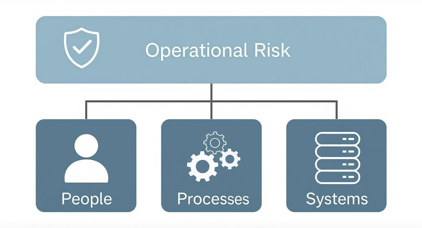 Infographic about operational risk management framework