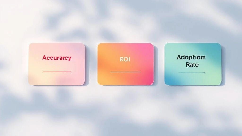 A person sketching out a simple three-step framework on a whiteboard.
