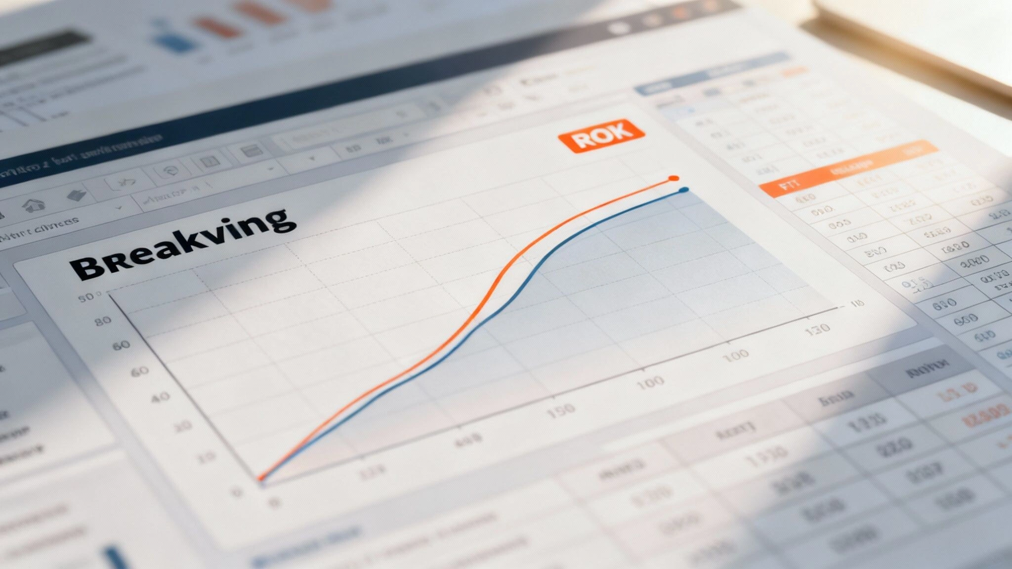A person at a desk using a calculator and looking at charts, making a decision