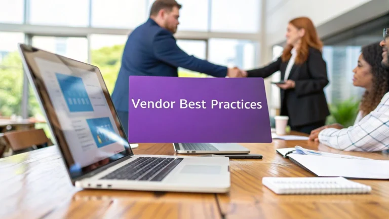 7 Vendor Management Best Practices for 2025
